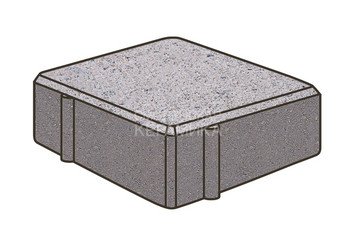 Тротуарная плитка Готика, Квадрат Premium Gold, 100x100x60 мм, цвет Голд 1 1
