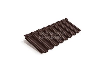 Композитная черепица Metrotile METROCLASSIC Коричневый 1