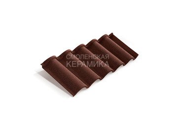 Композитная черепица Metrotile ROMANA Бордовый 1