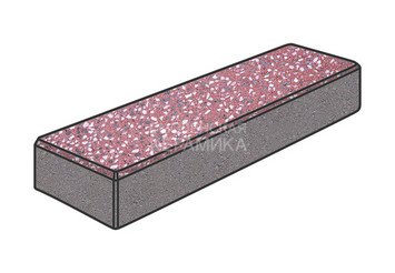 Гранитная тротуарная плитка Готика, Паркет Granite FINO, 300x100x80, Емельяновский 1
