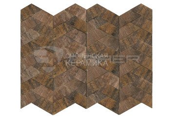 Тротуарная плитка Трапеция, Color Mix Рускеала, 60 мм 4