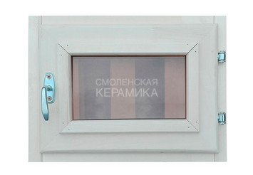 Форточка ОСИНА бронза (1стекло обычное 1тонир.) 300*400 1