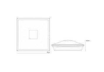 Колпак Zking Monblan 355x355 с посадкой на 1,5 кирпича (0,7нф) черный 2