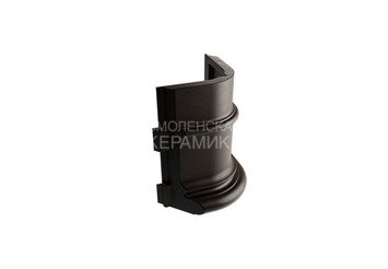 Подступенок из полимерного композита угловой ZKING Verona темно-коричневый 1