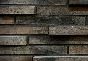 Минеральный кирпич Real Brick Ригель 490\0.5 базовый Пепел 1