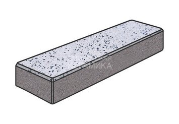 Гранитная тротуарная плитка Готика, Картано Granite FINO, 300x150x100, Покостовский 2