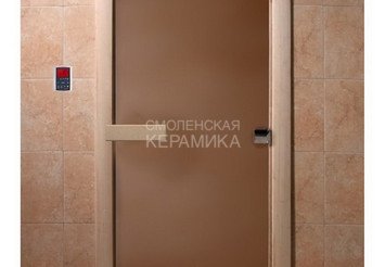 Дверь бан. DW 2000*700 кор. ольха-липа БРОНЗА МАТОВОЕ, левая (02028) (01334) 1