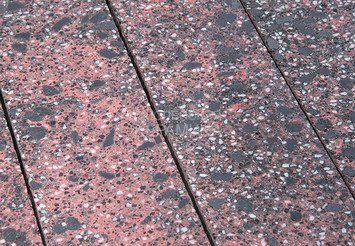 Гранитная тротуарная плитка Готика, Катушка Granite FINO, 60 мм, Дымовский 2