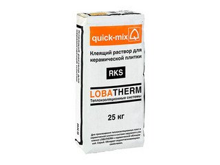 Клеящий раствор для керамической плитки Quick-mix RKS, 25 кг