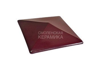 Керамическая шляпа King Klinker 445х445 вишневый сад 1