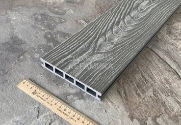 Террасная доска Latitudo 3D-Wood, 150х24х3000 мм, Серый 3