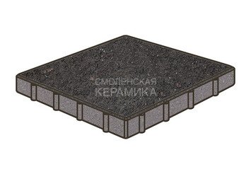 Тротуарная плитка Готика, Квадрат Premium Gold, 400x400x60 мм, цвет Голд 21 1