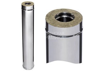 Сэндвич 1,0 м (AISI 430/0,5мм + нерж.) Ф120х200, Ferrum GS 30-50 1