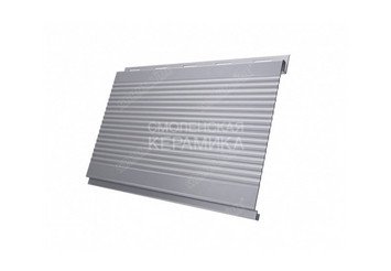 Сайдинг GL Optima Вертикаль gofr,line,prof 0,5мм серый глянцевый 2