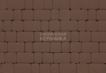 Тротуарная плитка STEINRUS Инсбрук Альт коричневый, 40 мм 1