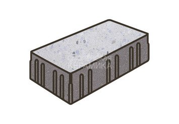 Гранитная тротуарная плитка Готика, Скада Granite FINO, 225x150x100, Мансуровский 1