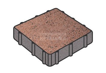 Тротуарная плитка Готика, Квадрат Premium Gold, 300x300x40 мм, цвет Голд 15 1