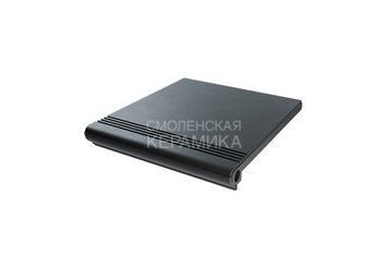 Ступень из полимерного композита рядовая ZKING Verona графит 2