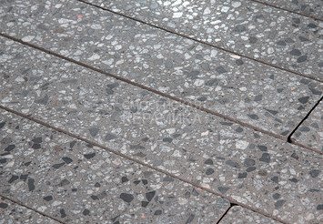 Гранитная тротуарная плитка Готика, Полигональ Granite FINO, 80 мм, Галенит 2
