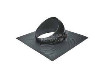 Основание вент. трубы для гиб. черепицы Base-VT 125/150 черный 1
