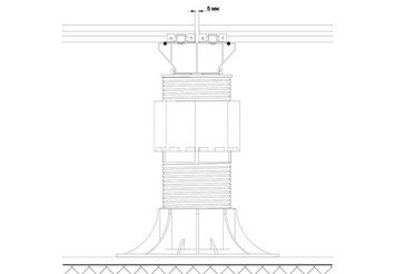 Стыковочная алюминиевая лага HILST 100x40x4000 мм 5