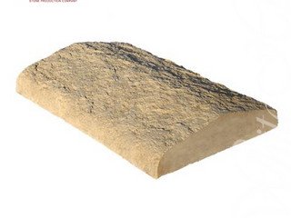 752-40 Накрывная плита White Hills двухскатная, 30*50, темно-коричневый