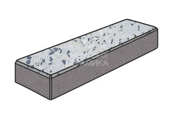Гранитная тротуарная плитка Готика, Паркет Granite FINO, 300x100x80, Грис Парга 1