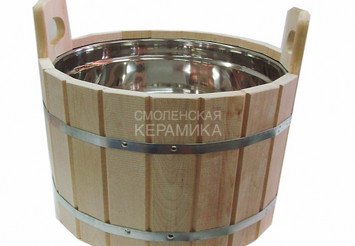 Шайка 10л двуручная с нерж. вкладкой СК ЛТ-9 1