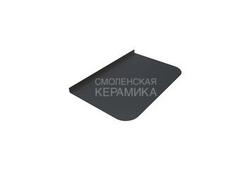 Лист предтопочный BLACK 800х400х0,5мм (R75) 1