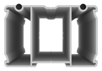 Алюминиевая лага HILST 60x40x4000 мм 2