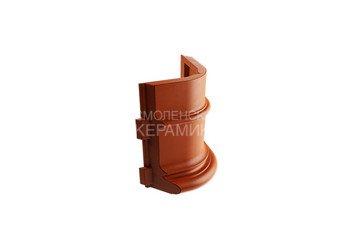 Подступенок из полимерного композита угловой ZKING Verona красный 1
