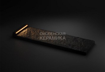 Светодиодный светильник для шаговых плит ZKING Стоун, черный 1