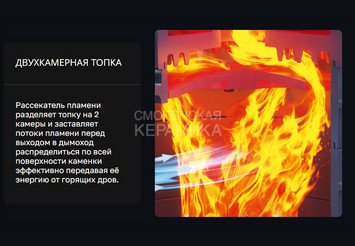 Печь чугунная для бани Технолит ИСКАНДЕР ЗК 25 (П2) Pro 4