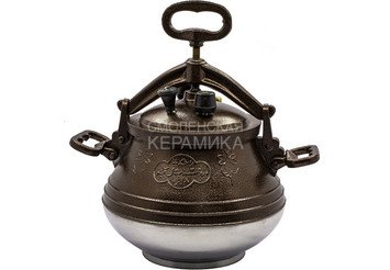Афганский казан на 30 литров с ручками, двухцветный M 2
