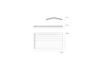 Парапет Zking Bona 255х510 на 1 кирпич коричневый 3