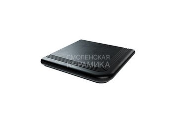Ступень из полимерного композита угловая ZKING Verona черная 3