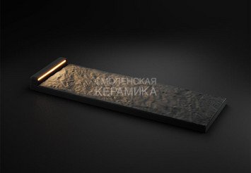 Светодиодный светильник для шаговых плит ZKING Стоун, графитовый 1