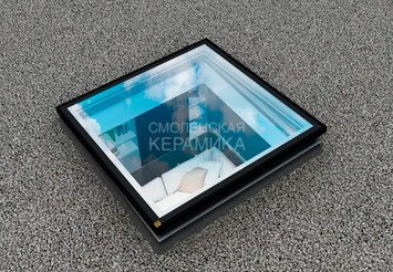 Окно для плоских крыш FAKRO DEC-C P2 80* 80 2