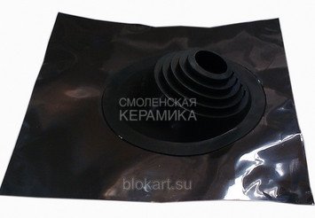 Фланец Мастер Флеш YS-06 660х660 (d 203-280) (RES-2 угл/BLACK-P) цв. черный 1
