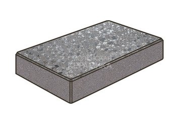 Гранитная тротуарная плитка Готика, Картано Granite FINO, 300x150x100, Галенит 1
