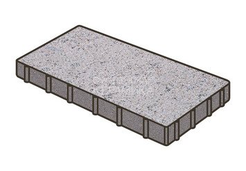 Тротуарная плитка Готика, Плита Premium Gold, 600x300x80 мм, цвет Голд 1 1