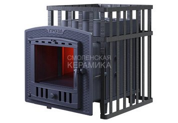 Печь чугунная для бани Технолит Гроза в сетке 24 (П2) 2023 г 1