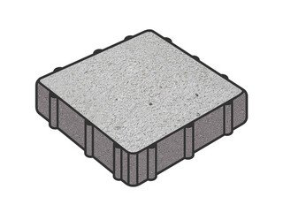 Тротуарная плитка Готика, Квадрат Premium Gold, 300x300x40 мм, цвет Голд 22 Кристалл