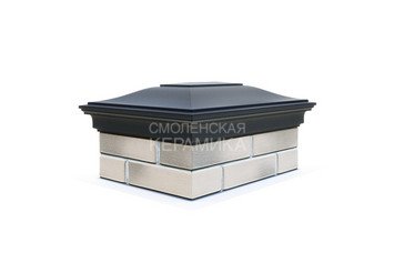 Колпак с посадкой на 2x1,5 кирпича Zking Monblan серый 1