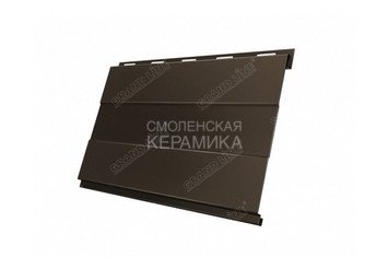 Сайдинг GL Quarzit Вертикаль 0,5мм коричневый матовый 4