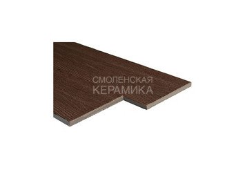 Террасная доска Qiji Premium полнотелая Шоколад 3000*150*18 мм 1