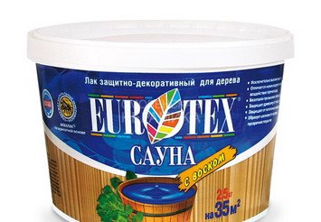 Лак Евротекс Рогнеда 0,9л сауна (13234) 1