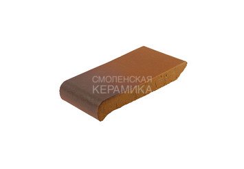 Подоконник клинкерный ZG Clinker ОК28 каштановый 1
