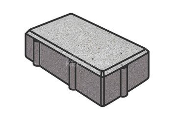 Тротуарная плитка Готика, Брусчатка Premium Gold, 200x100x70 мм, цвет Голд 22 Кристалл 1