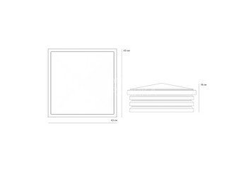 Колпак Zking Bona 385 х 385 с посадкой на 1,5 кирпича черный 3